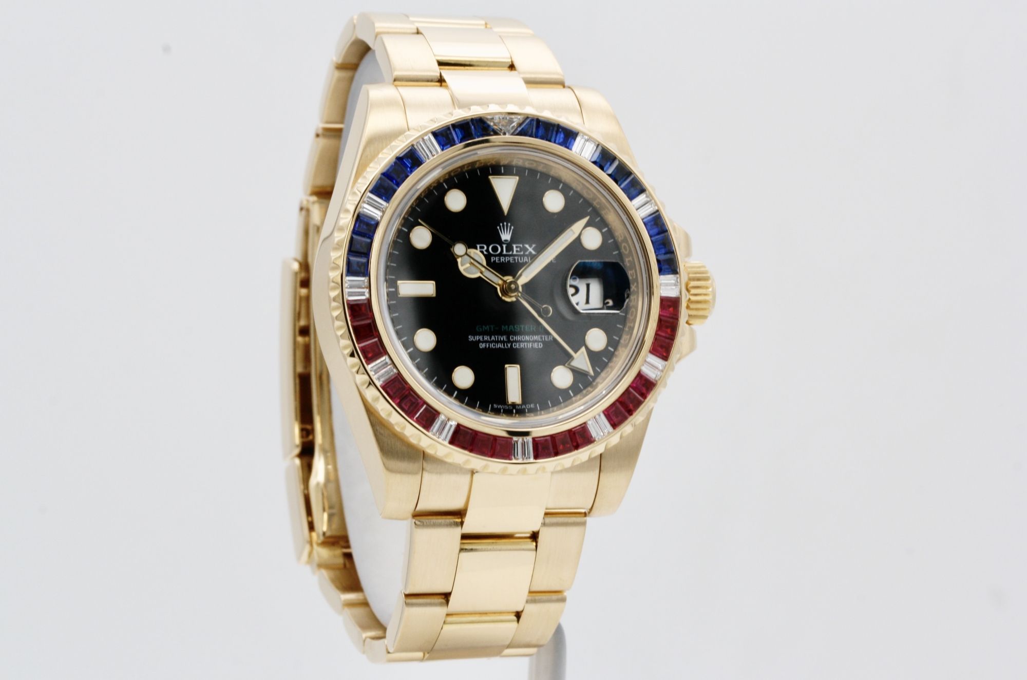 Rolex Gmt Master Ii Yellow Gold Saru With Rolex Service Papers 116748 2007 Monacowatch
