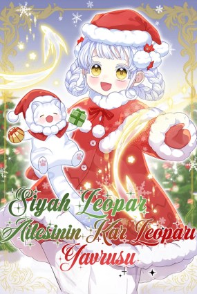 Siyah Leopar Ailesinin Kar Leoparı Yavrusu