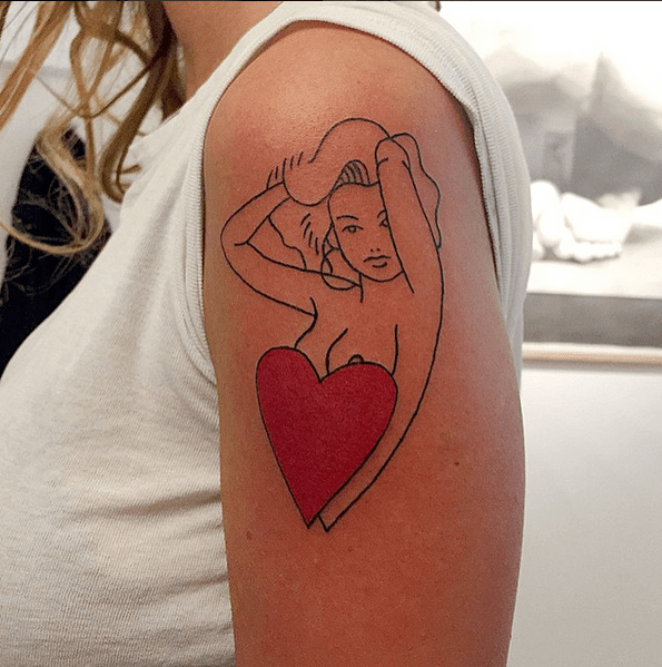 French Illustrator Jean Andre And Tattoo Artist Tarik Create Minimal Designs | Metro News 599_x_595_png