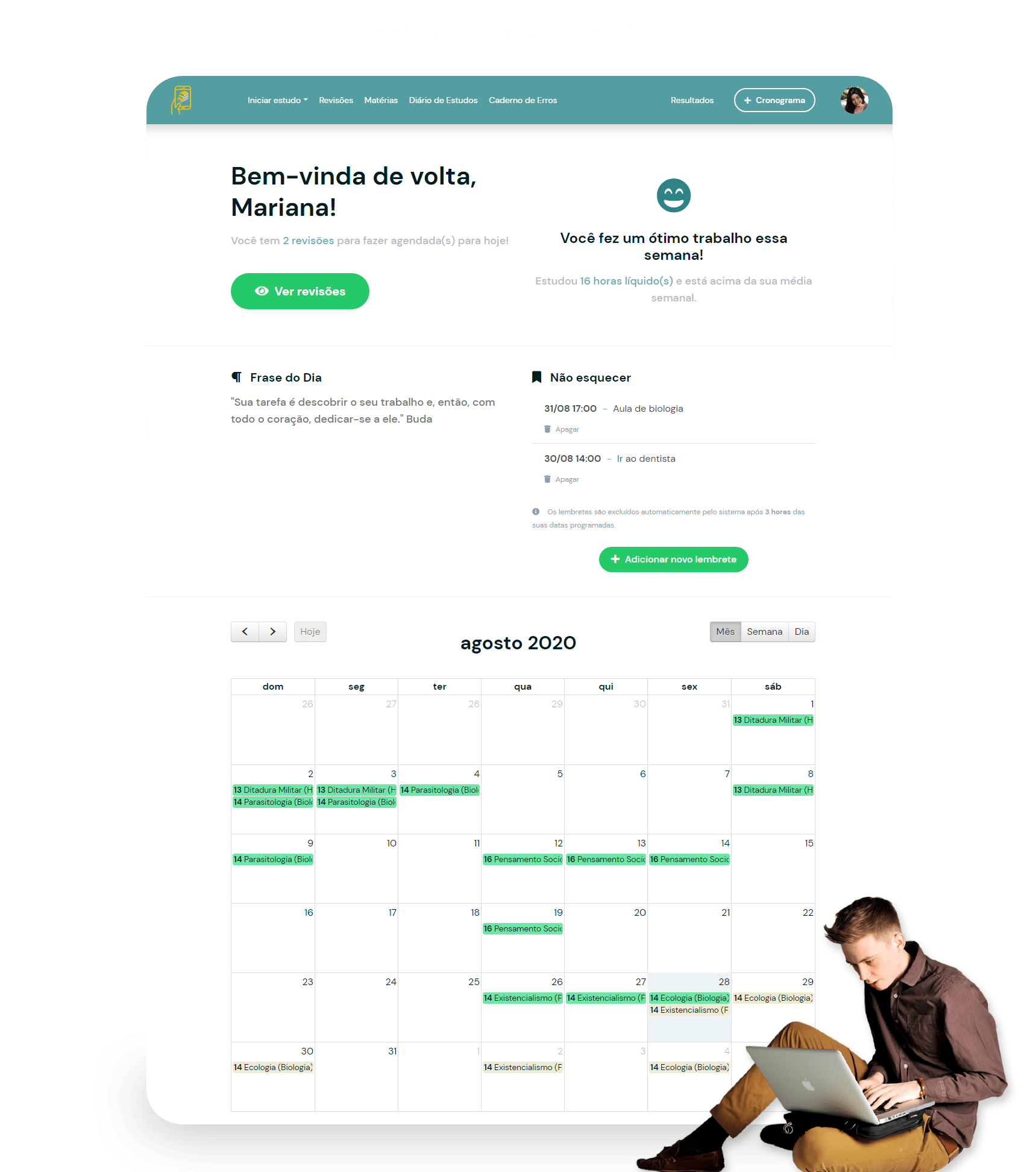 Cronograma de estudos