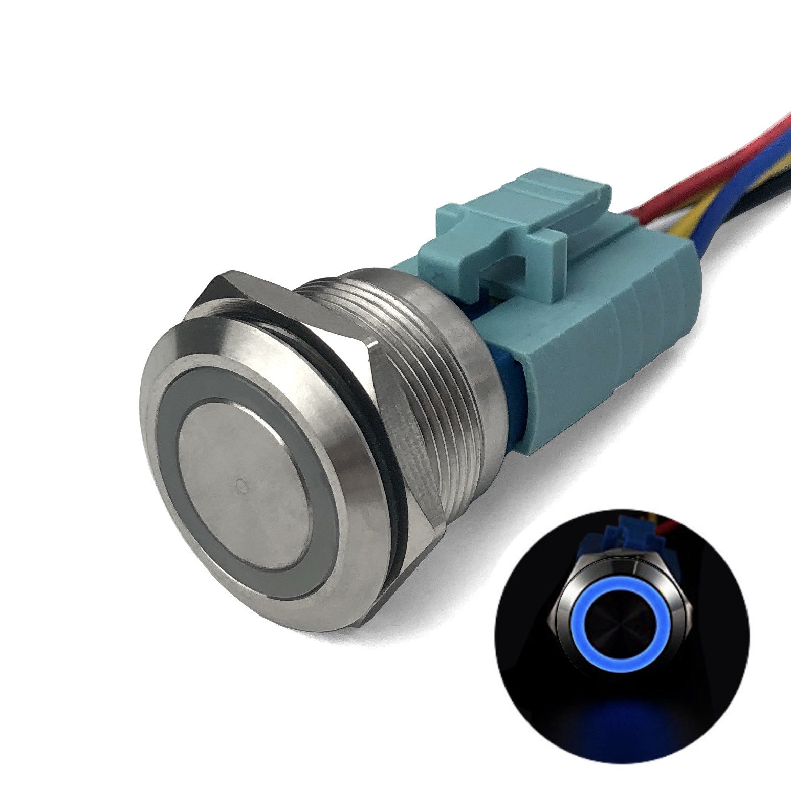 22mm Stainless Steel Push On 6 Pin Off Mgi Sdware