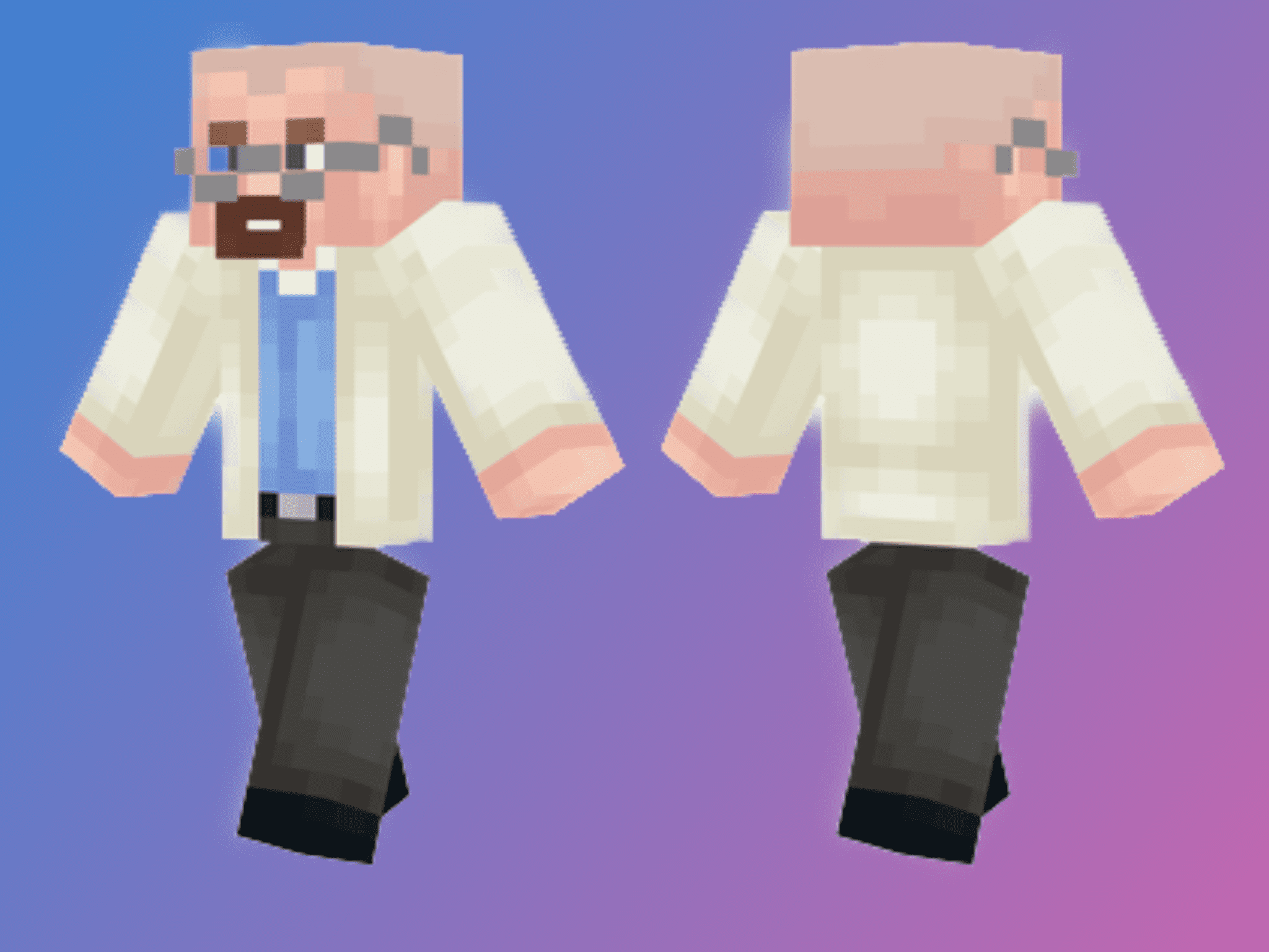 Minecraft walter white skin