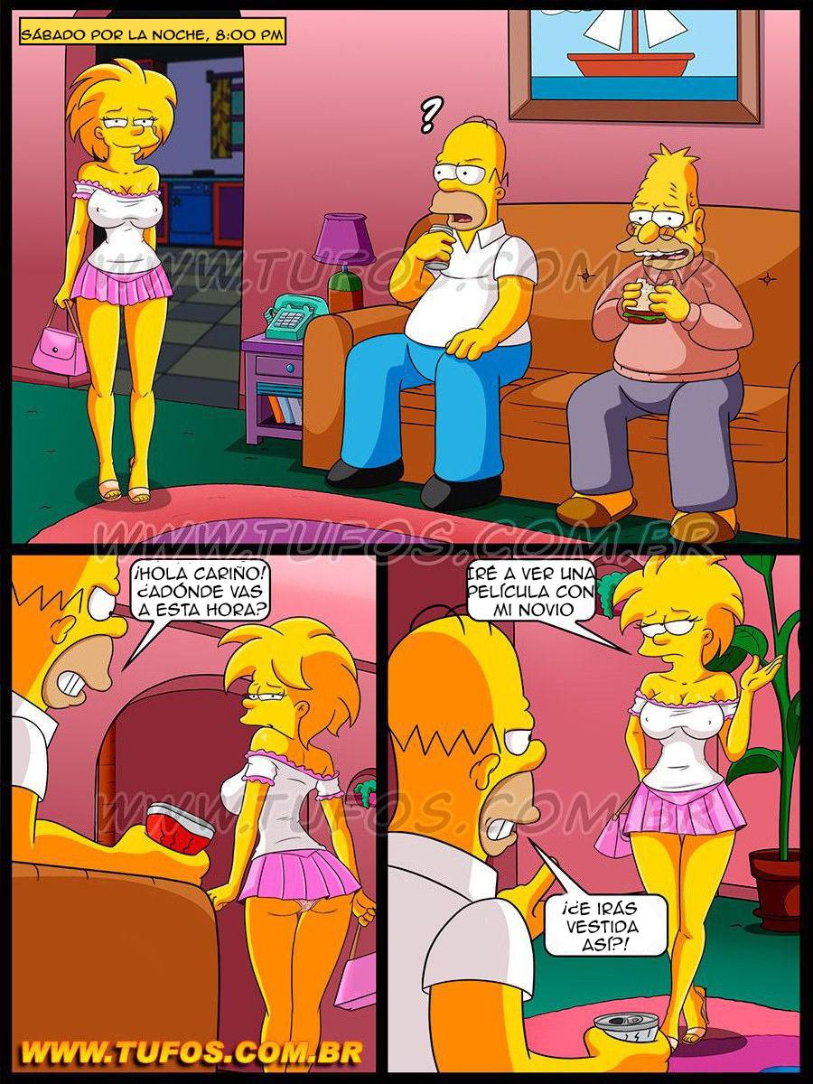 Comic xxx de los simpsons mi chica aun es virgen