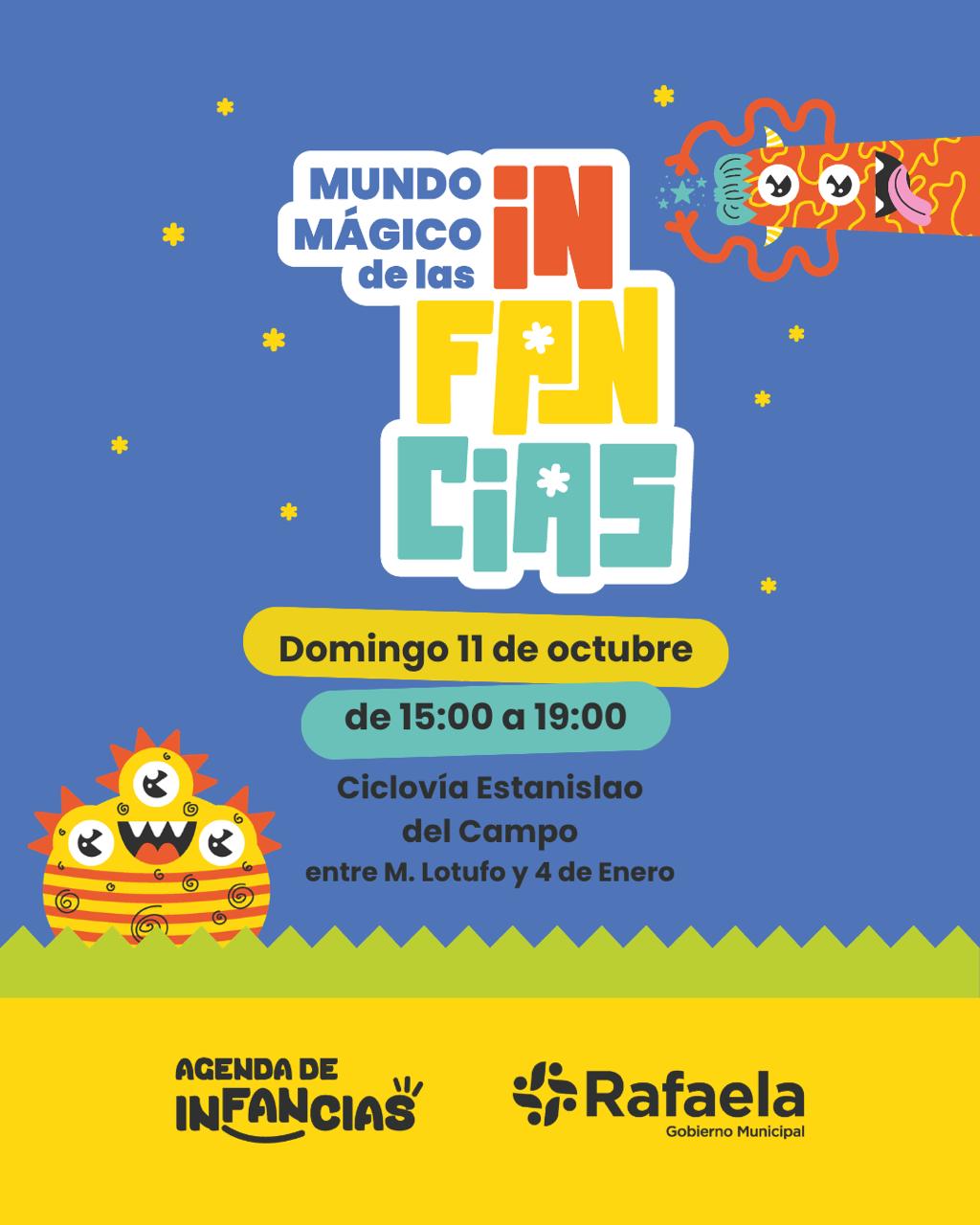 Mundo Mágico de las Infancias vuelve este domingo con juegos, inflables y transporte gratuito