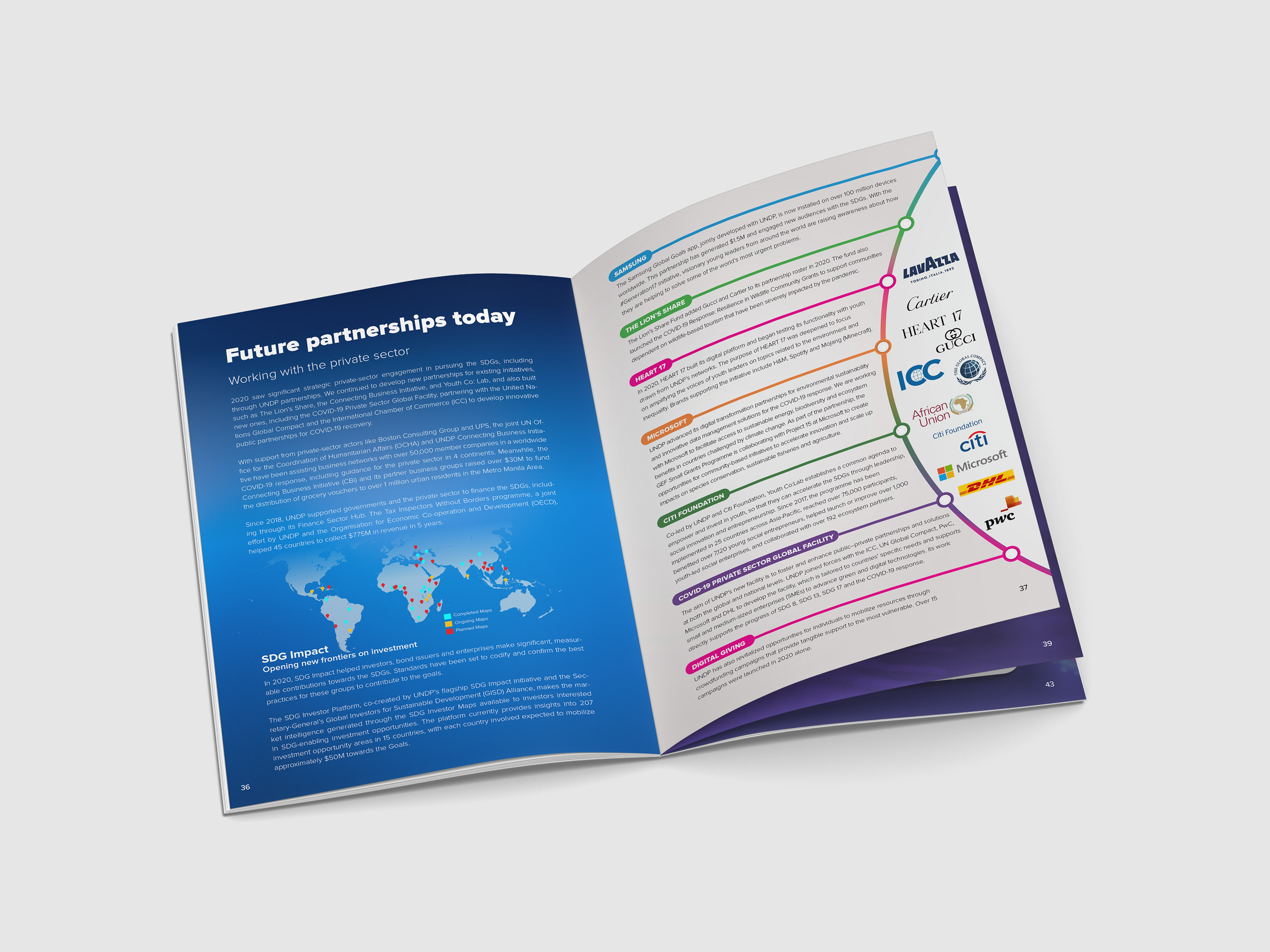 Undp Annual Report 2020 On Behance