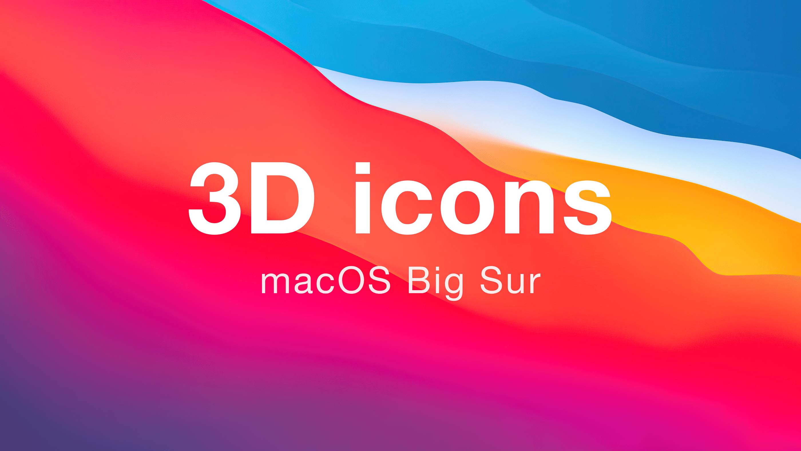 Macos Big Sur 3d Icons On Behance