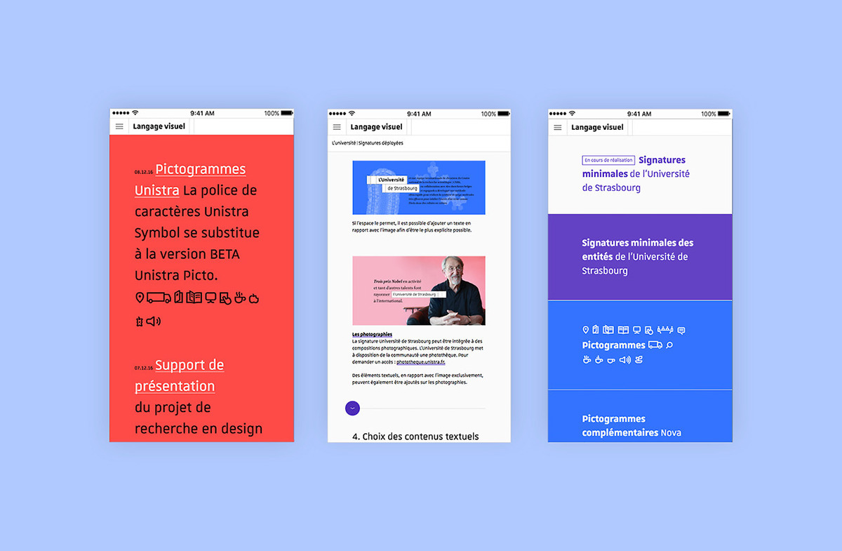 Langagevisuel Unistra Fr On Behance