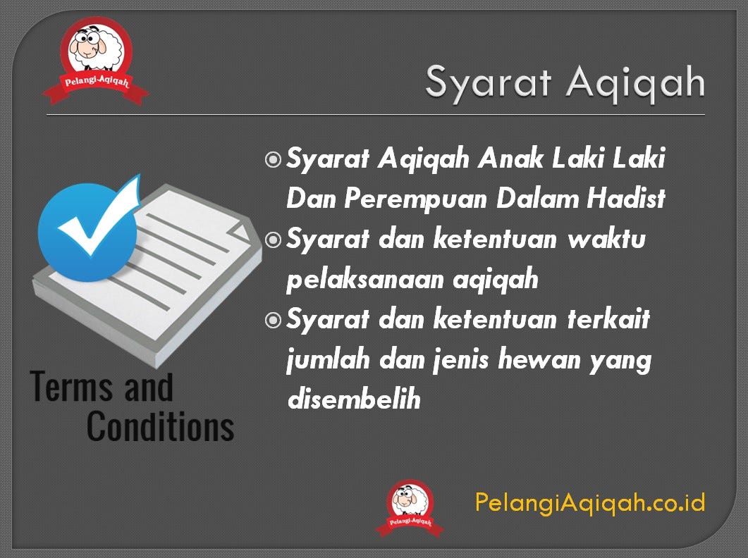 Syarat &amp; Ketentuan Jenis Hewan Aqiqah untuk anak Laki-laki dan Perempuan |  by siti zulaiha | Medium