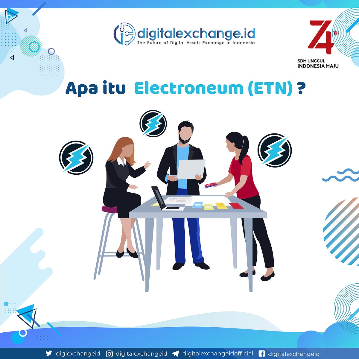 Apa itu Electroneum (ETN)?. Electroneum merupakan cryptocurrency… | by  digitalexchange.id | Medium