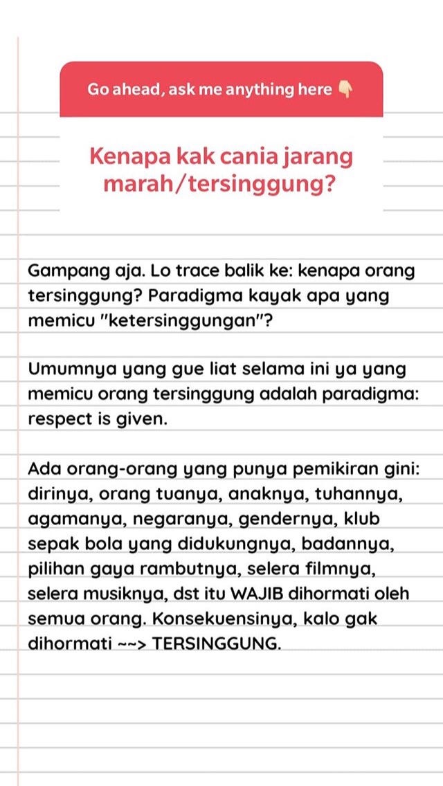Perspektif: Penghormatan, Ketersinggungan, dan Kedewasaan | by Muhammad  Abdurrahman | Medium