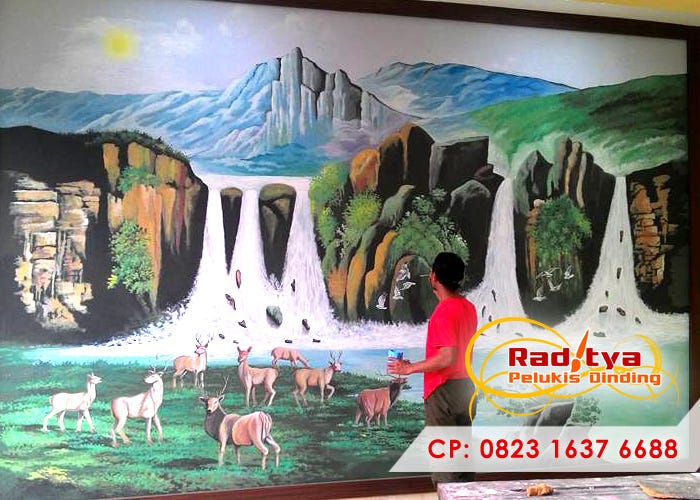 Jasa Lukis Dinding Mural Modern Balikpapan Raditya Designer Art | By Jasa Bikin Mural | Medium 500_X_700_jpg