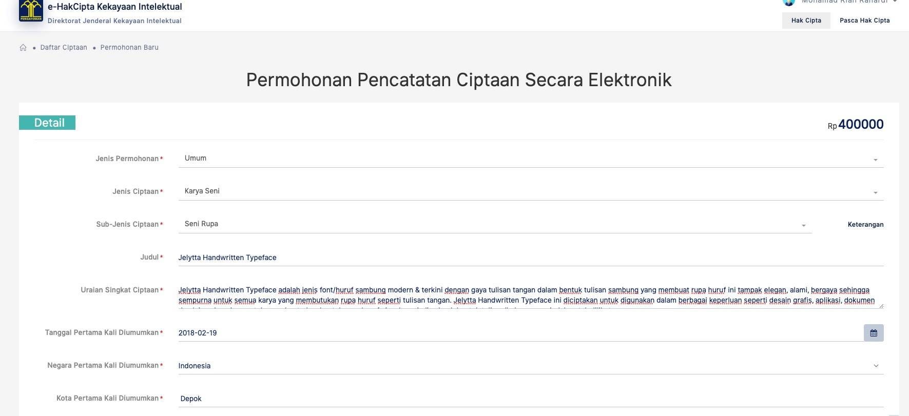 Mendaftarkan Hak Cipta Secara Online Untuk Produk Digital | by Rian Rahardi  | Medium