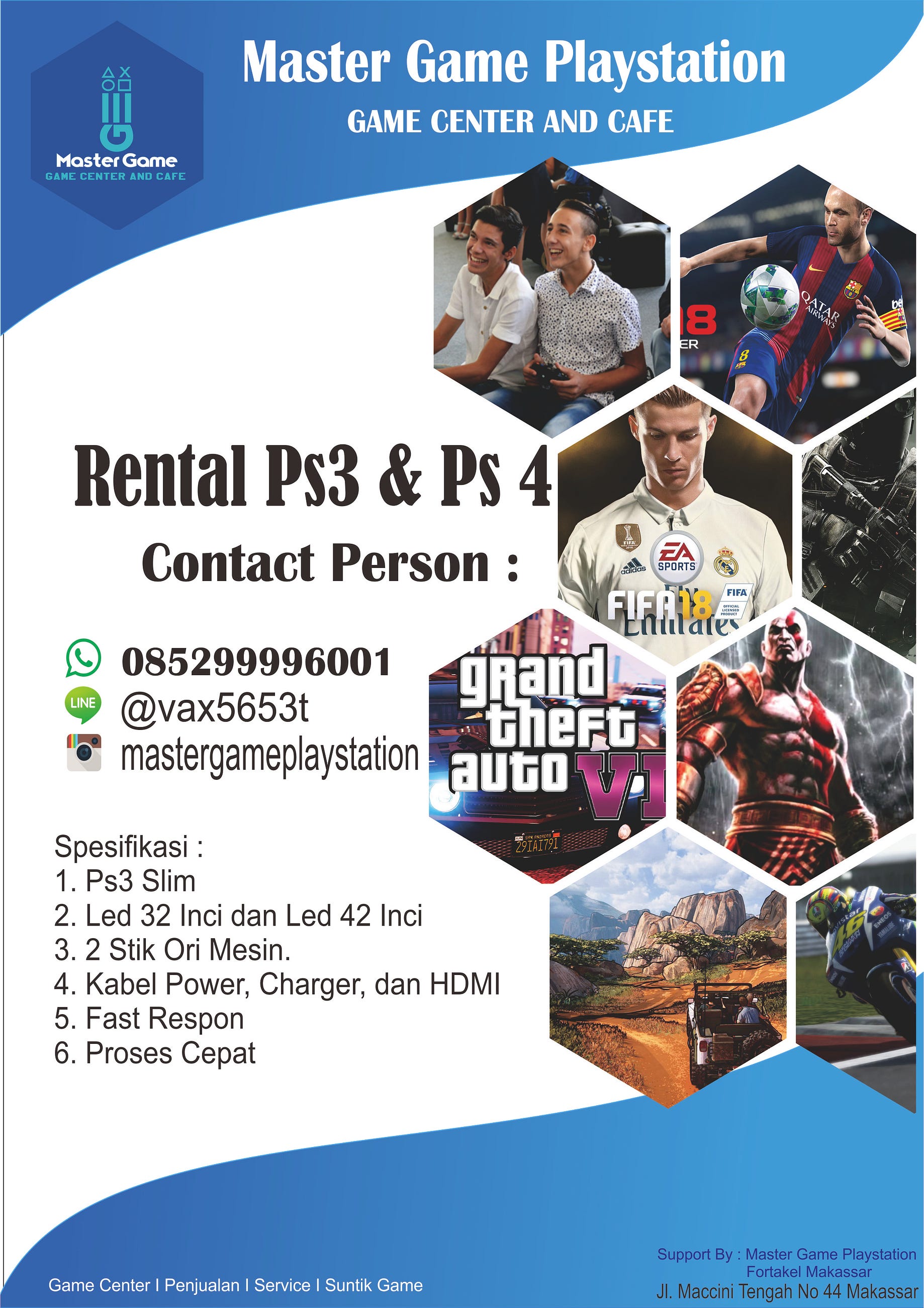 Rental Ps4 Makassar di makassar, 0852–9999–6001, Rental Ps Makassar di  Sukaria Makassar, Sewa Ps4 Makassar di Pettarani makassar | by Rental Ps3  Makassar | Medium