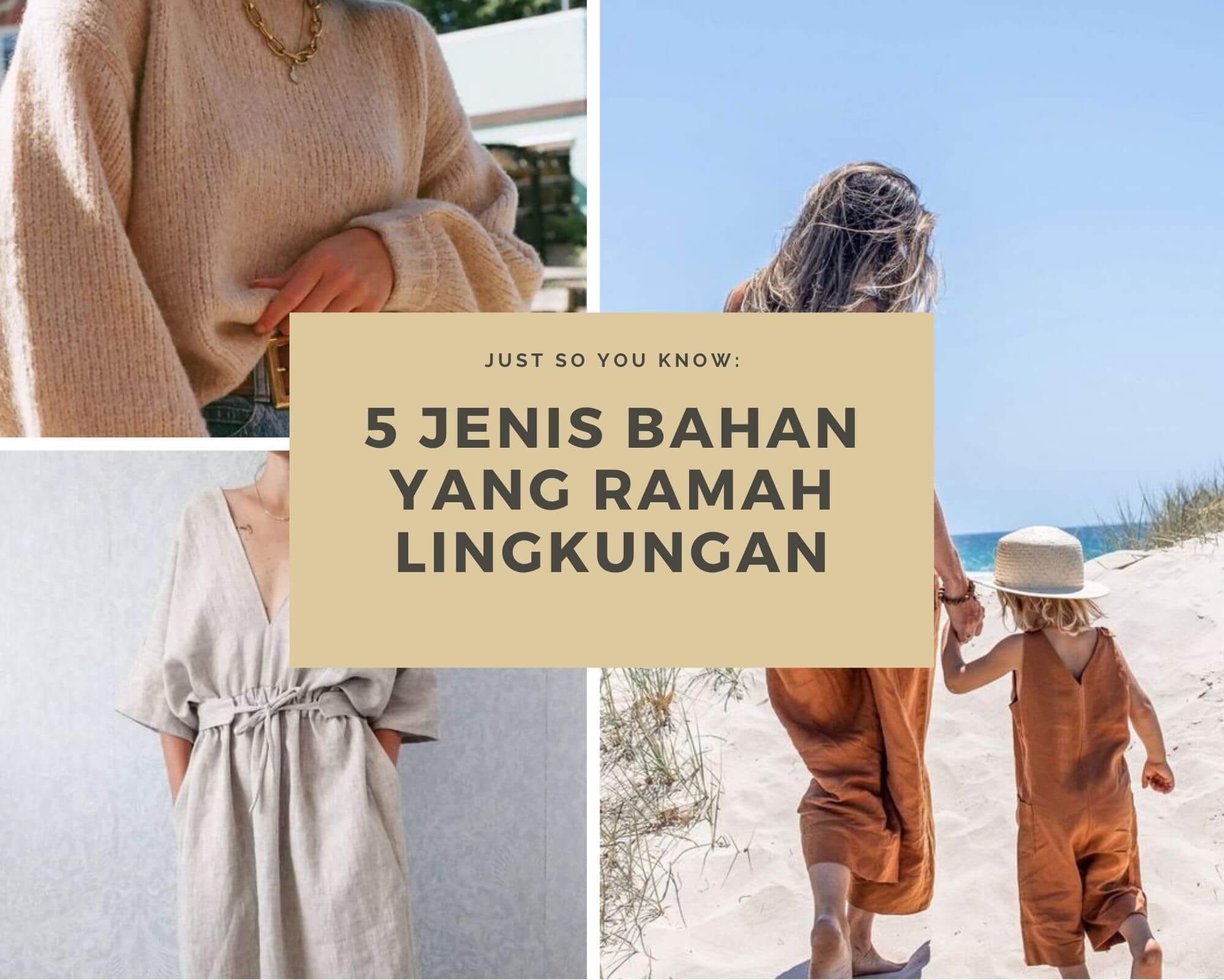 5 Jenis Bahan Tekstil yang Ramah Lingkungan. Apa Saja, Ya? | by Wulandari  Natlia | Medium