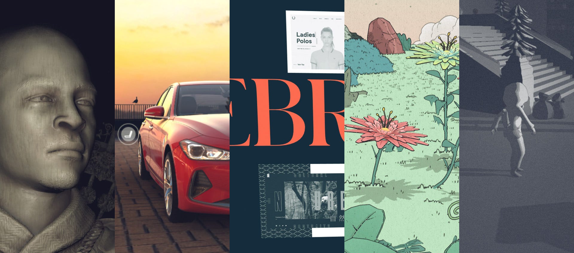 Five Great Examples Of 3d Usage On The Web By Mario Simic Muzli Design Inspiration
