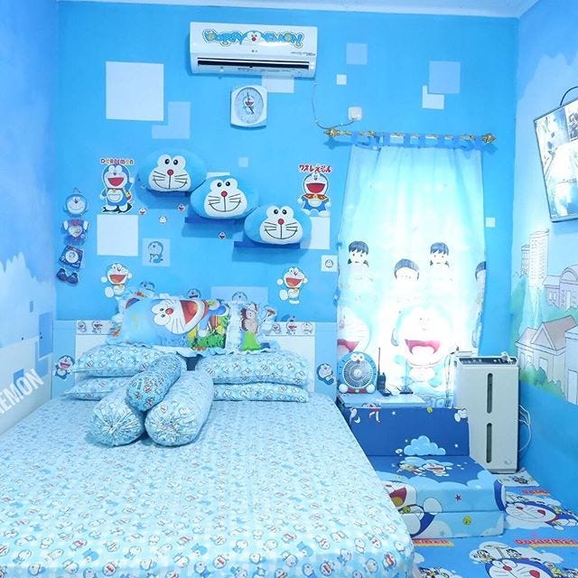 Dekorasi kamar tidur anak karakter doraemon | by rodiatul mardiyah | Medium