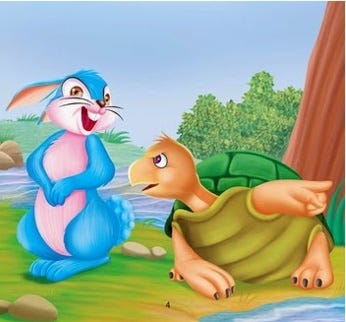 Turtle and Rabbit — Corporate Version | by Black_Raven (James Ng) | Medium