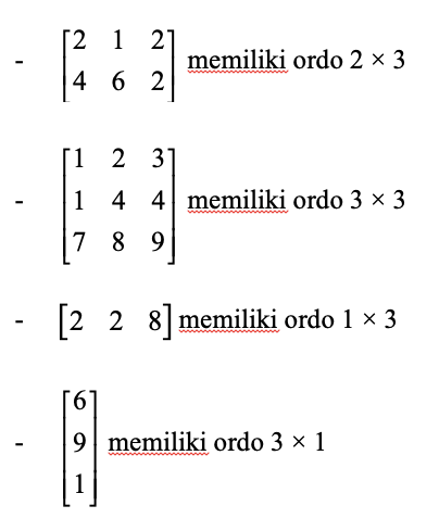 Matriks. Matriks adalah kumpulan bilangan… | by Dian Prima Trendi Siburian  | Medium