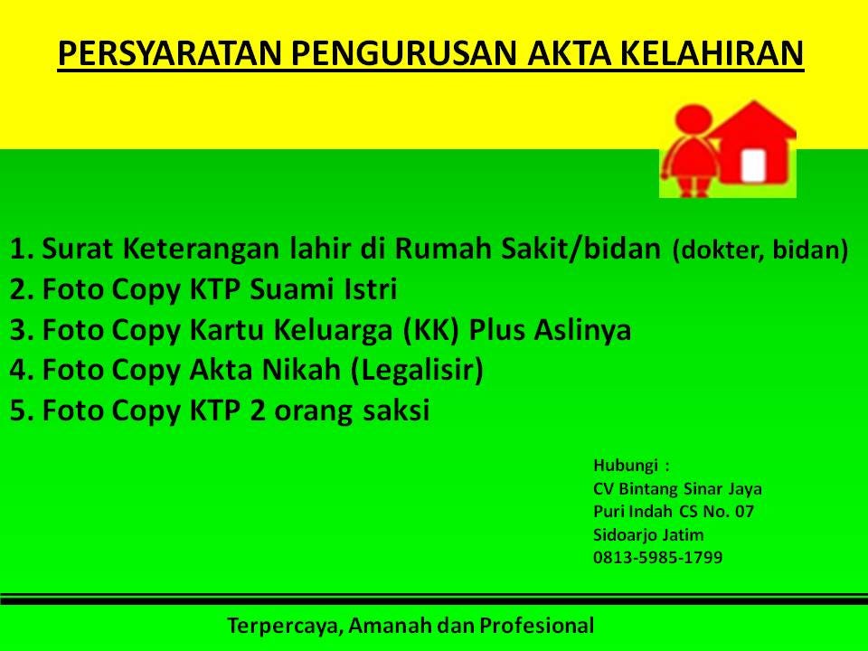 WA/T. 0813 5985 1799 Cara Buat Akta Kelahiran Yang Hilang Surabaya, Cara Buat  Akta Lahir Yang Hilang Surabaya | by CV Bintang Sinar Jaya | Medium