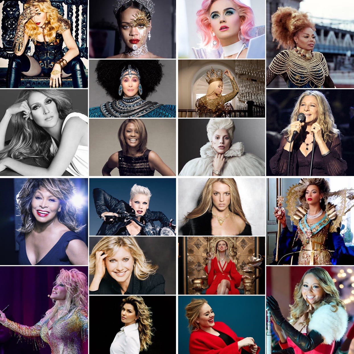 Top Selling Female Artists Of All Time