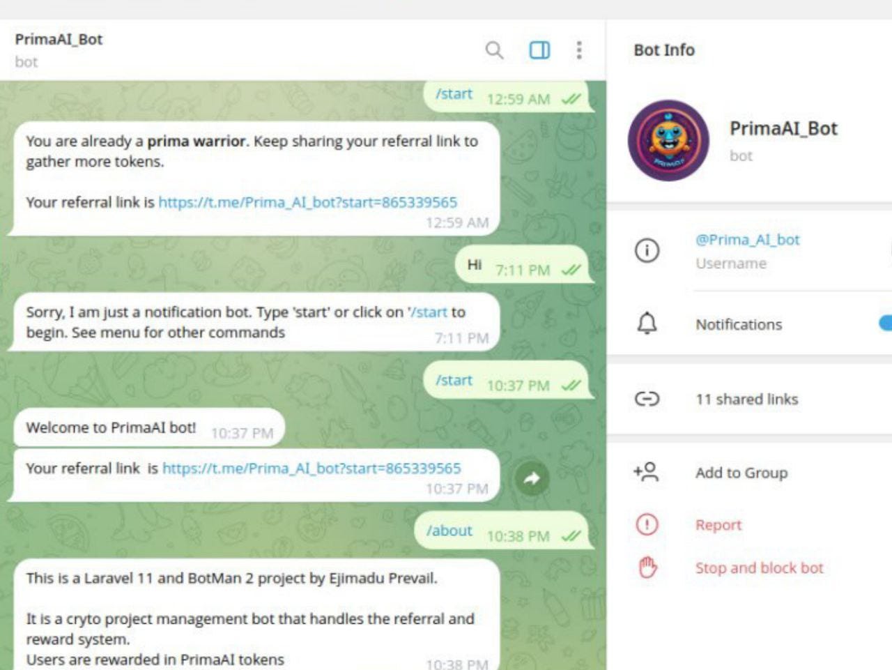 referral link clicker bot