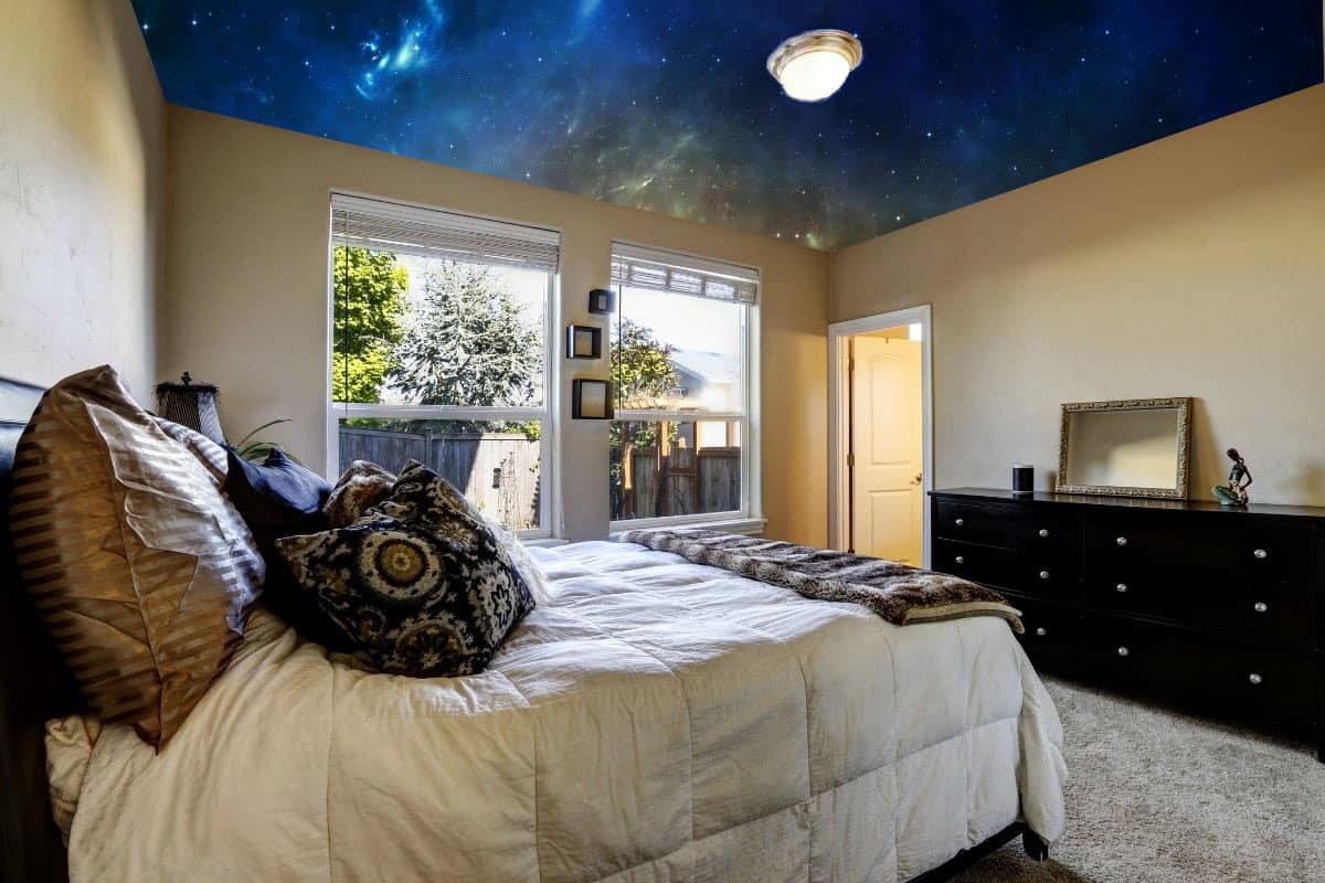Starry ceiling paint
