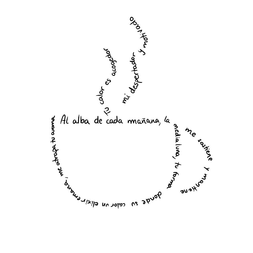 Hoy amanecimos poetas!. La belleza del café hecha un poema. | by Los chismesitos del café | Medium Poema al cafe