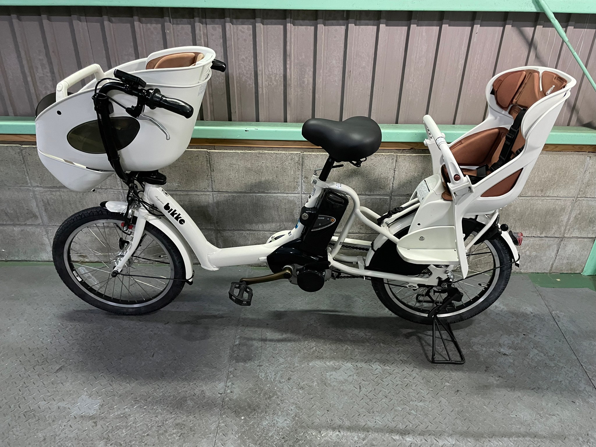 電動自転車 ブリヂストン 大人気 bikke 20インチ 子供乗せ 13.2Ah | 国産・中古の激安電動アシスト自転車を販売MIZO  COOL（ミゾクール） - 自転車本体