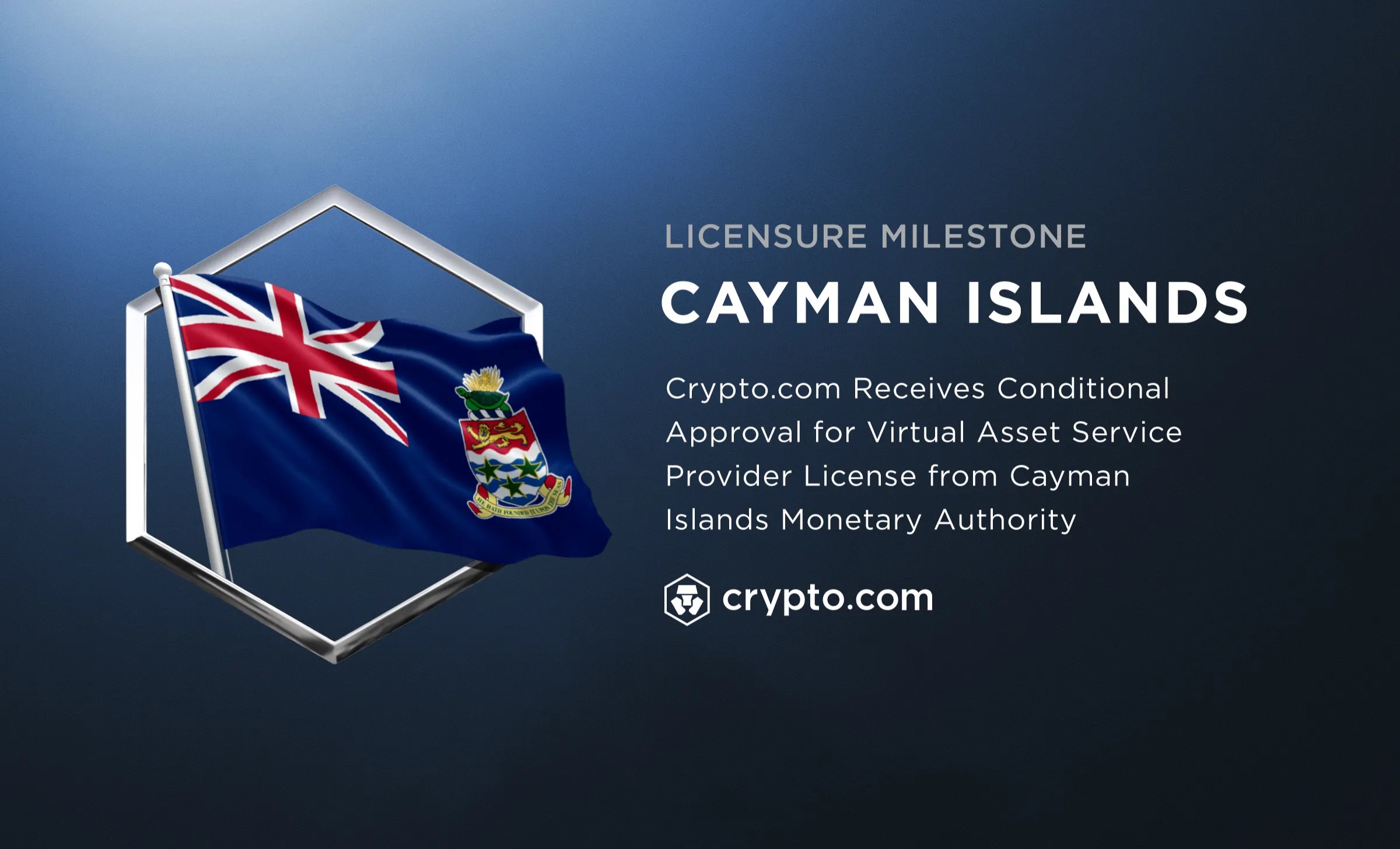 Crypto.com Secures Conditional Approval for Virtual Asset Service Provider License from the Cayman Islands Monetary Authority