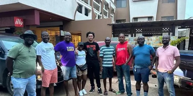 Group of 13 Ghanaians Travelled for 16 Days by Road from Accra to London Group of 13 Ghanaians Travelled for 16 Days by Road from Accra to London