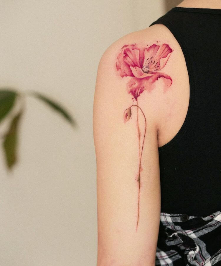 17 Remarkable Poppy Flower Tattoo Designs - Mom's Got The Stuff 900_x_750_jpg