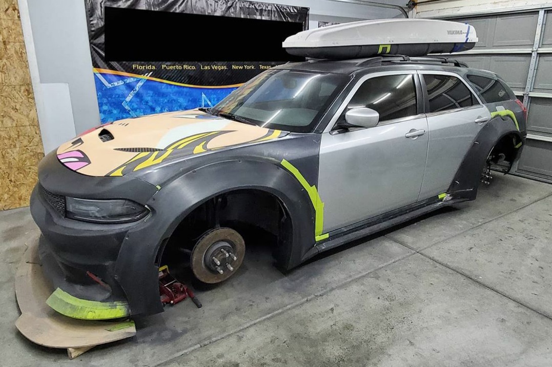 Update Vegas Fabricator Building A Hellcat Dodge Charger Widebody Kit Moparinsiders