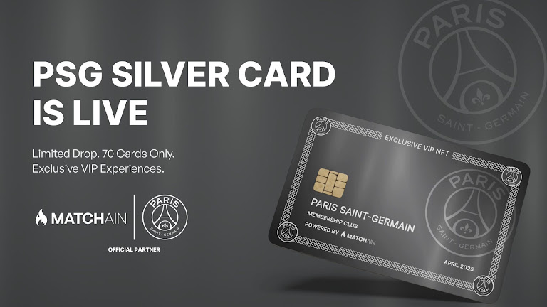 Paris Saint-Germain Launches Silver Card on Matchain: Football’s Most Exclusive Fan Access Drop
