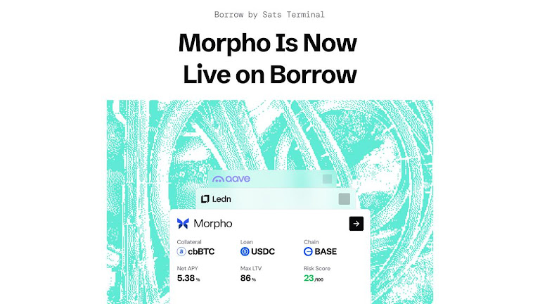 Sats Terminal Integrates Morpho Into Borrow, Expanding DeFi Borrowing Options for Bitcoin Holders