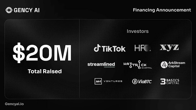 Gency AI raises  million to build a sovereign advertising network powered by AI and blockchain consensus