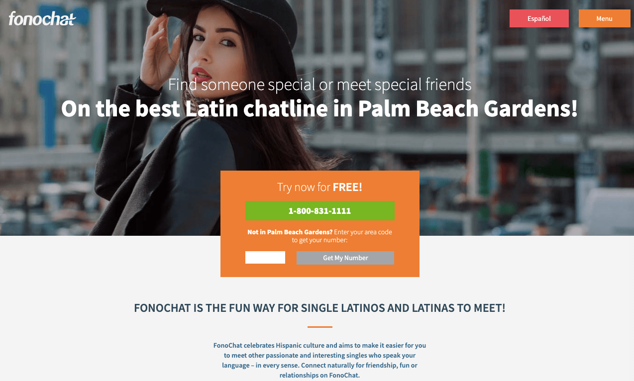 Fonochat chat line number