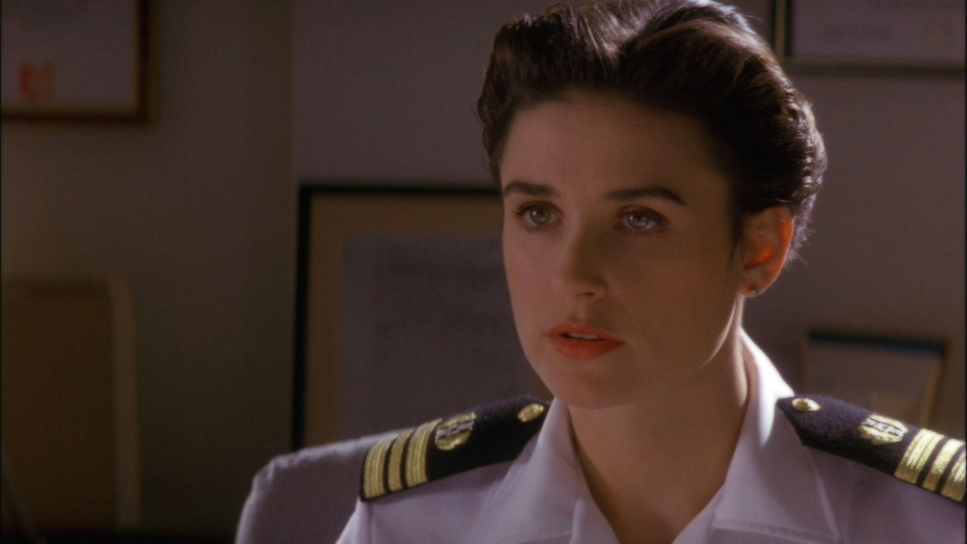 Download free Demi Moore A Few Good Men Movie Still Wallpaper - MrWallpaper.com Demi moore gif