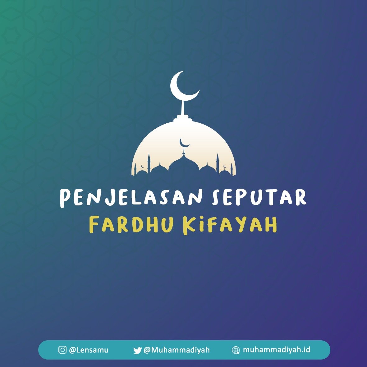 Penjelasan Seputar Fardhu Kifayah - Cahaya Islam Berkemajuan