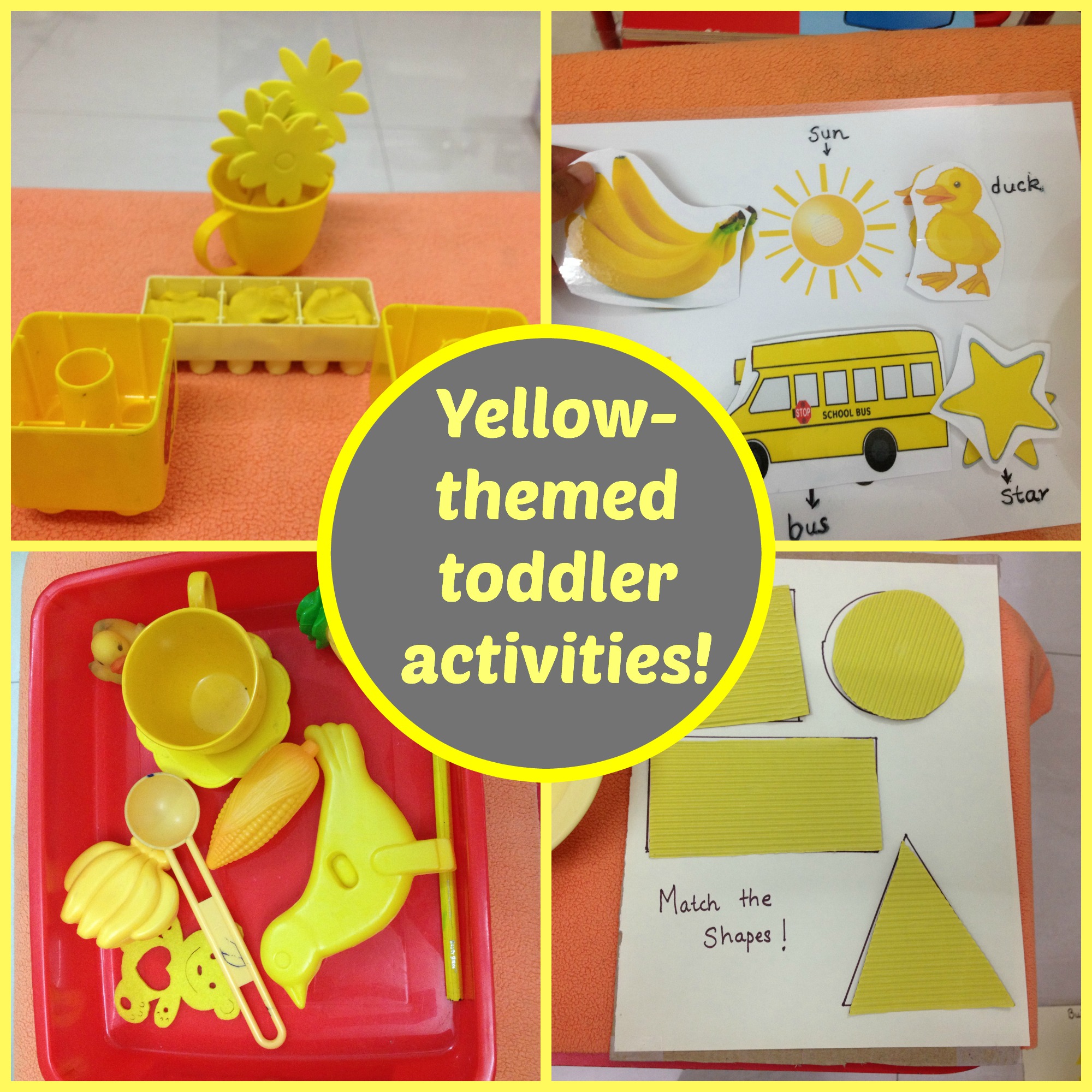 Yellow activities preschool