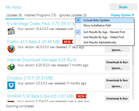 Filehippo App Manager Ensures Your Software Are Up To Date