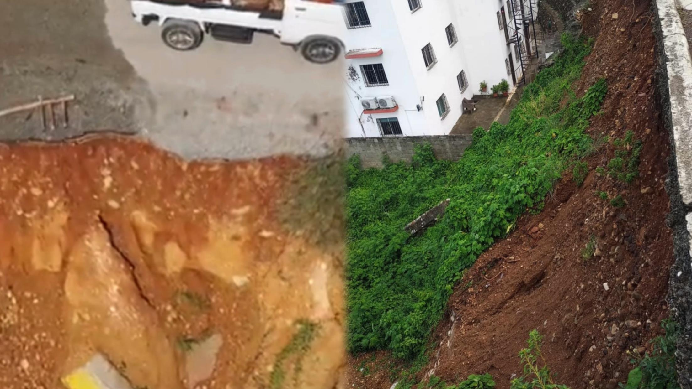 Vecinos de Manoguayabo denuncian aventura de colapso en calle Santa Clara