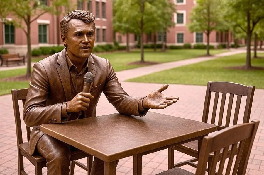 El New College of Florida erigirá una estatua de Charlie Kirk en su campus