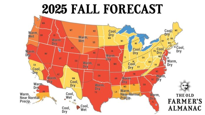 Louisville, KY Homeowners Can Expect a Cool and Dry Fall, Says The Old Farmer’s Almanac