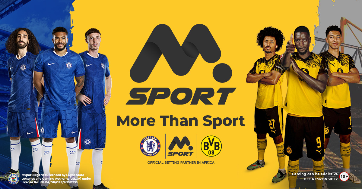 MSport 2025: Nigeria’s #1 Sports activities betting web site, powered by Chelsea & BVB