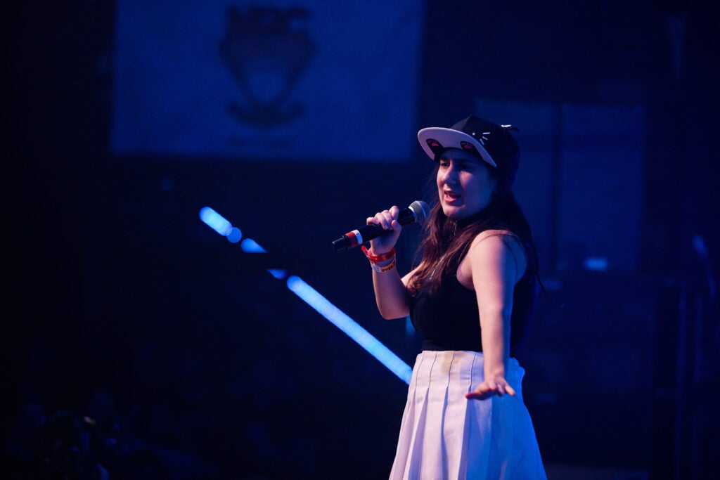 Chi-Chi performing Nerdcore Party Convention