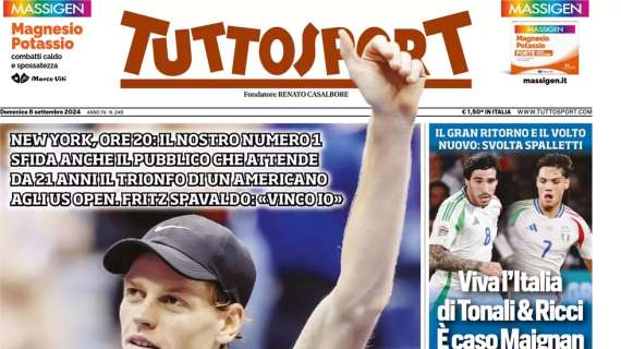Tuttosport: “L’Italia celebra Ricci e Tonali”