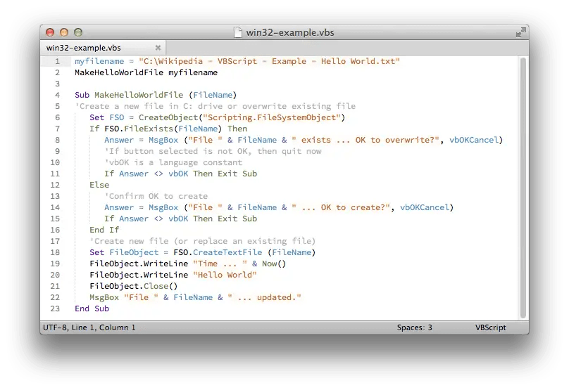 VBScript - Network Encyclopedia