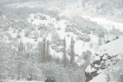 Desde la intendencia del Parque Nacional Lanín informan Alerta Preventiva Amarilla por nevadas en la cordillera