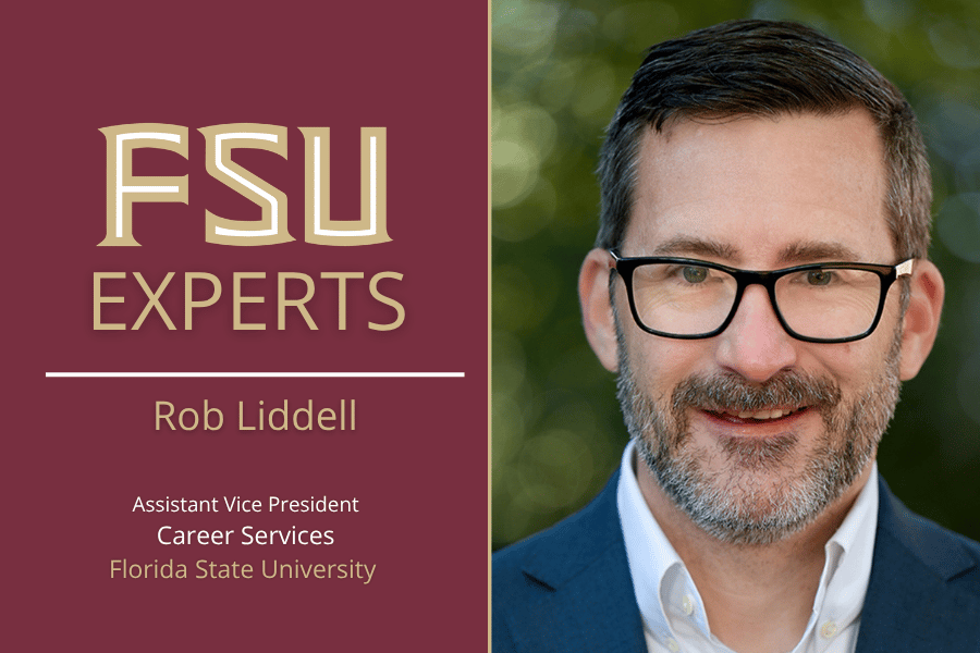 FSU Career Services Assistant Vice President Rob Liddell emphasizes that opportunity still exists for those who are prepared despite flattening hiring demand.