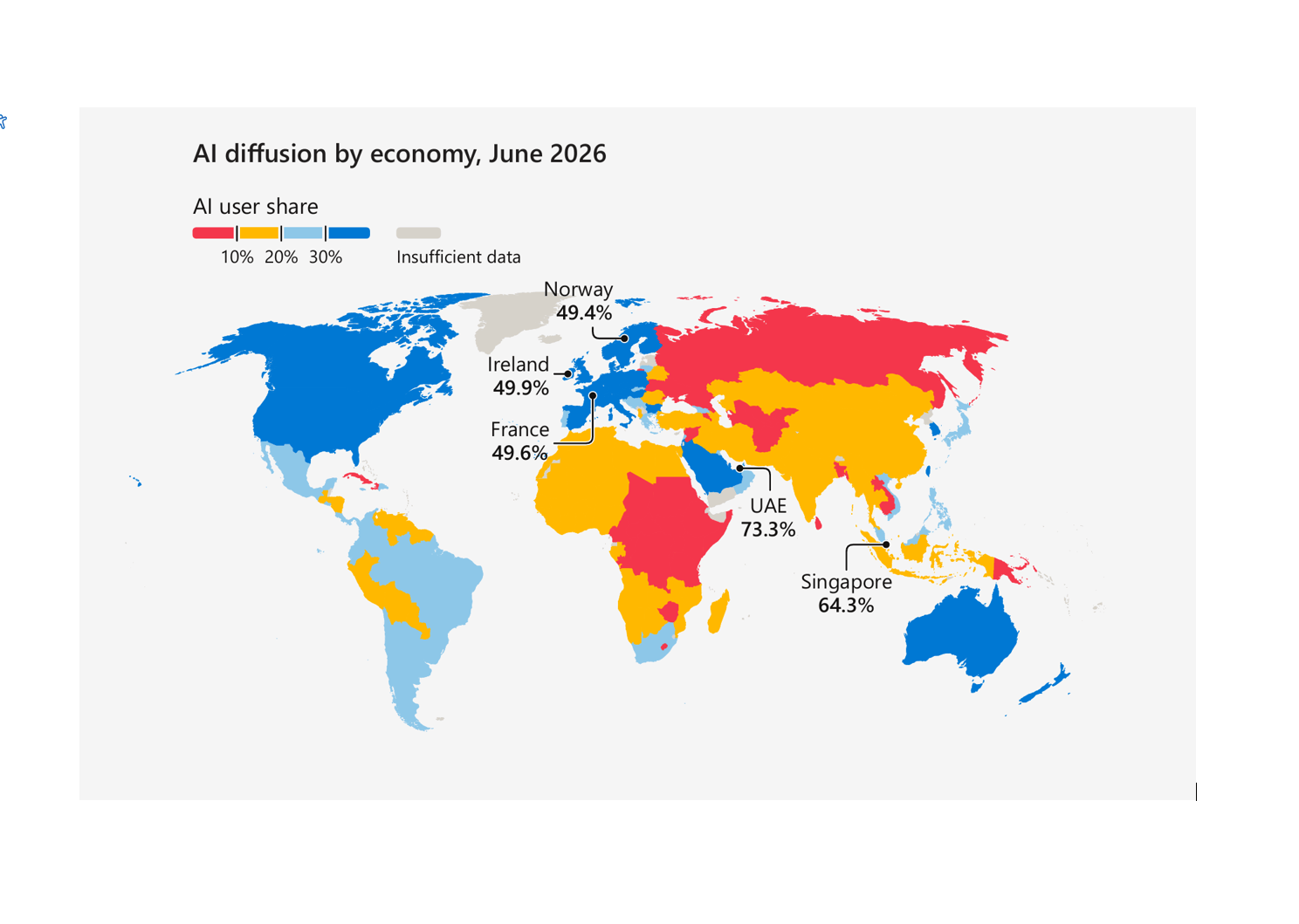 Ireland rises to 3rd globally and 1st in Europe for AI adoption – Source EMEA Ireland rises to 3rd globally and 1st in Europe for AI adoption – Source EMEA
